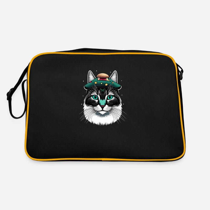 cottagecore esthétique chats champignon cadeau Sac Retro