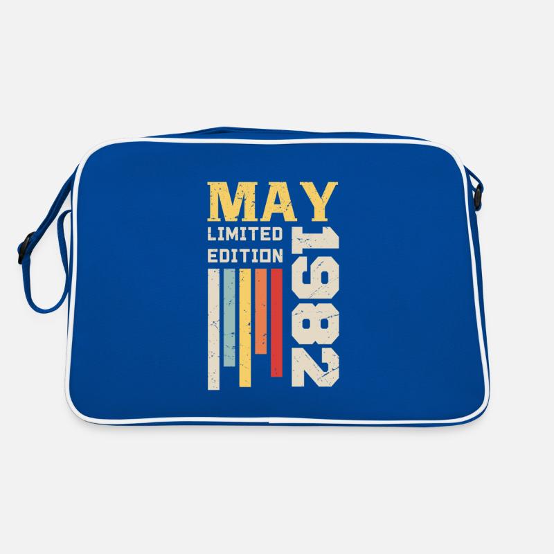 Mai 1982 - Geburtstagsgeschenk geboren im Mai 1982 Mai Retro Tasche