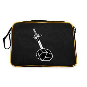 Ekulibur - Sac Retro - noir/or - Dos