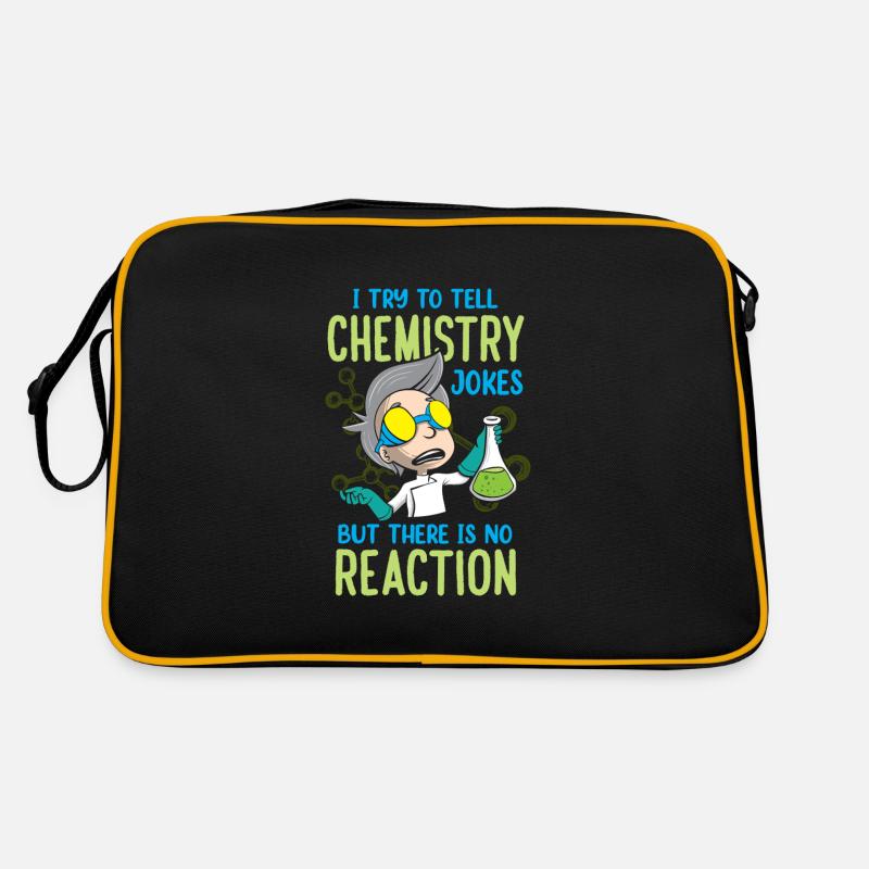 Funny Scientist Chemist Lab Science Chemistry Retro Bag