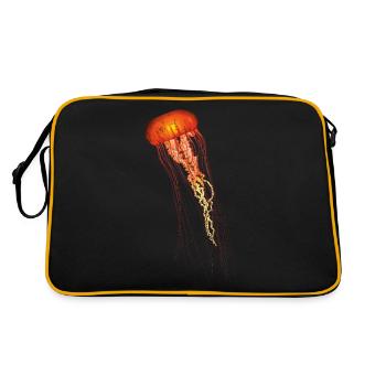 Méduses Animaux marins Océan Créatures marines Art - Sac Retro - noir/or - Dos