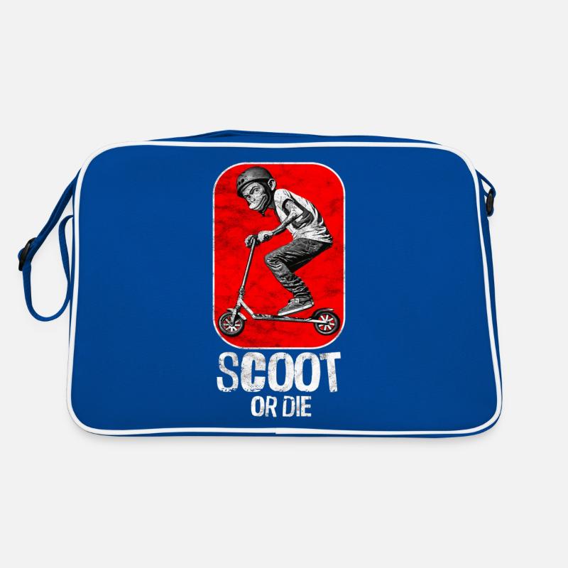 Stunt Scooter Monkey Does Tricks Retro Bag