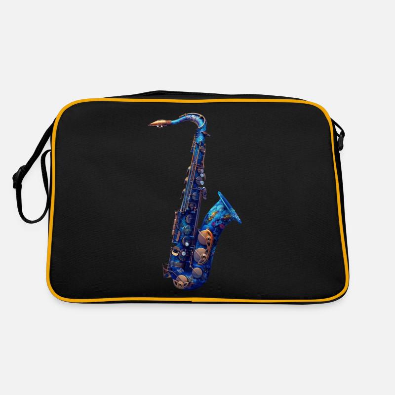 Saxophone Poisson Sac Retro