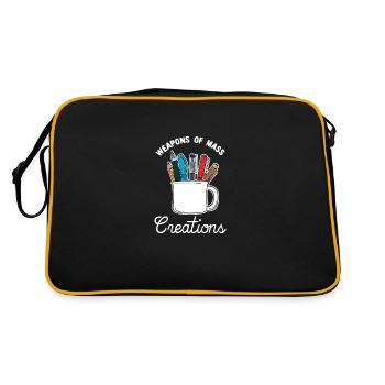 Weapons Of Mass Creations - Sac Retro - noir/or - Dos
