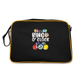 It’s Bingo O Clock - Sac Retro - noir/or - Dos
