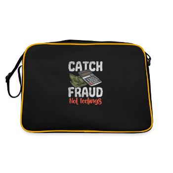 Catch Fraud Not Feelings - Sac Retro - noir/or - Dos
