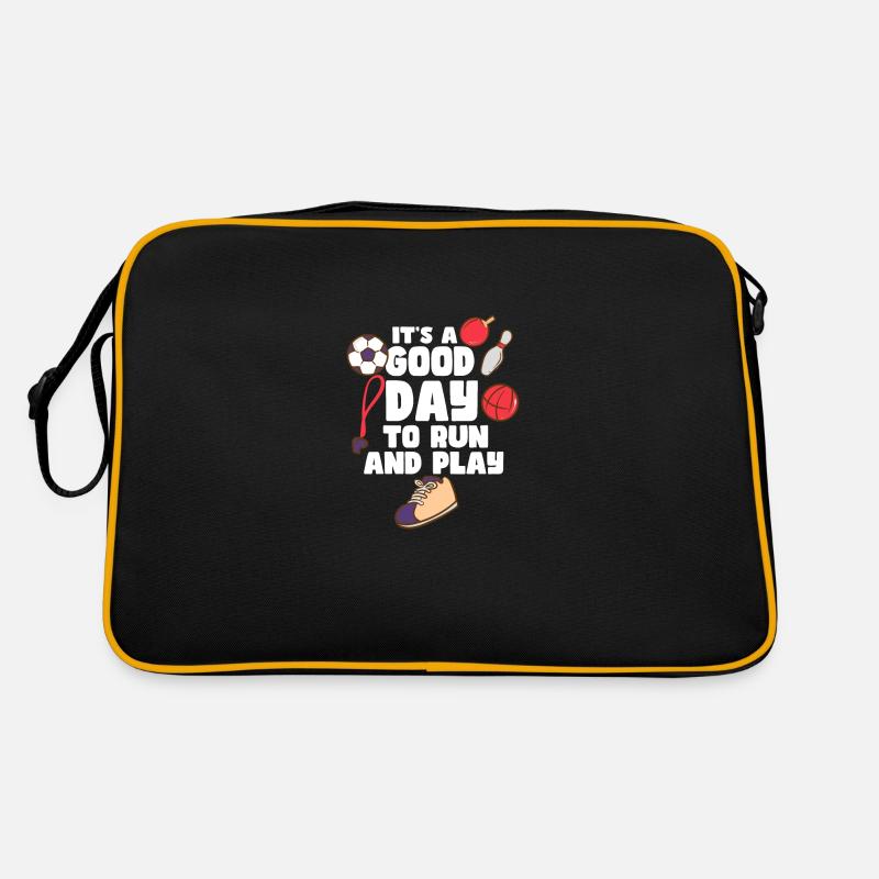 It's A Good Day To Run And Play Retro Tasche