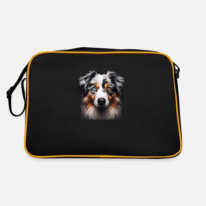 Australian Shepherd Retro Tasche