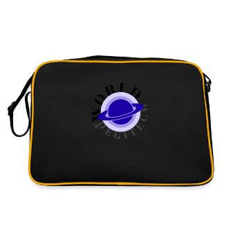 World degitech design tshirt - Sac Retro - noir/or - Dos