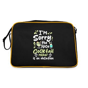 Cocktail Mixer Beer Spirit - Retro Bag - black/gold - Back