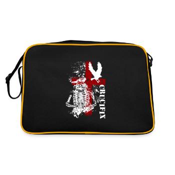Style Crâne Cool Polkatrash - Sac Retro - noir/or - Dos