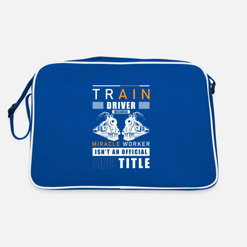 Railway Train Driver Train Leading Retro Bag