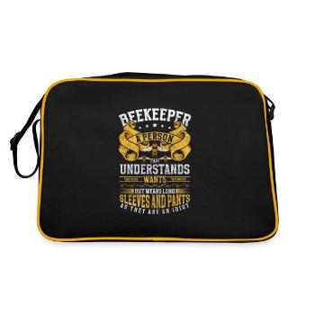 Abeilles apicultrices Insectes - Sac Retro - noir/or - Dos