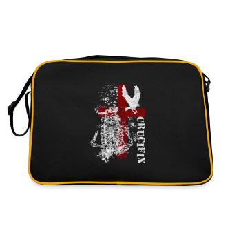 Trash Polka Motif Art Noir - Sac Retro - noir/or - Dos