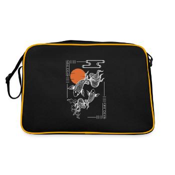 Orient Samurai - Retro Bag - black/gold - Back