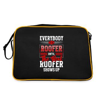 Craftsman House Construction Hammer Carpenter - Retro Bag - black/gold - Back