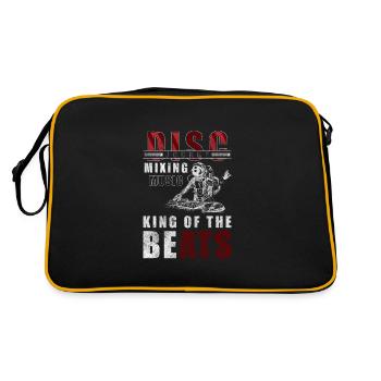 Dj Celebrate Vinyl - Retro Bag - black/gold - Back
