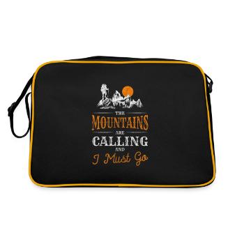 Climber Nature Man Healthy Goal - Retro Bag - black/gold - Back