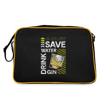 Drinks crash - Retro Bag - black/gold - Back