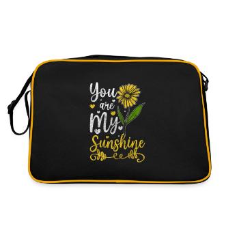 Nature Odeur Amour Saint Valentin - Sac Retro - noir/or - Dos