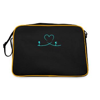 Séparation - Sac Retro - noir/or - Dos