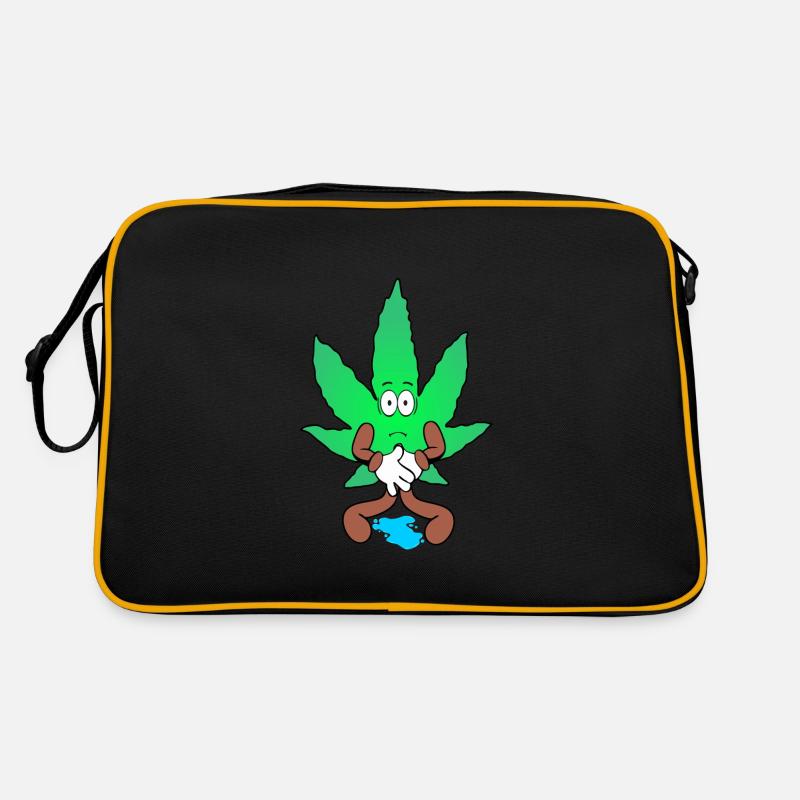 Der Bloom - Ups Bloom Weed Cannabis Marihuana Retro Tasche