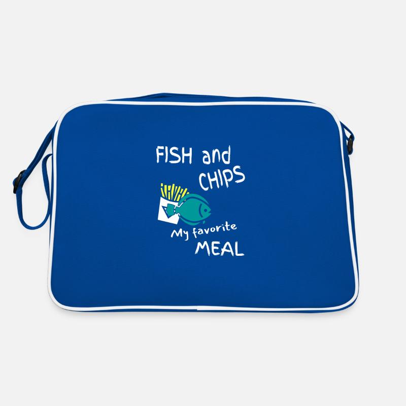 fish and chips ma nourriture favorite Sac Retro