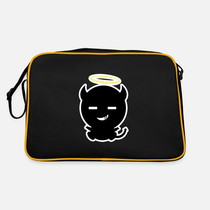 Little baby devil angel Retro Bag