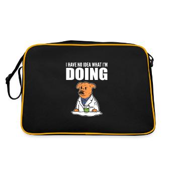 Aucune idée de poison étudiant en biologie - Sac Retro - noir/or - Dos