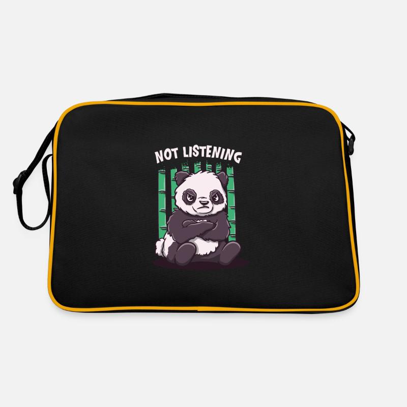 Ne pas écouter l’humour sarcastique drôle -sarcasmu Sac Retro
