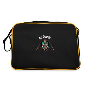 En garde ! - Sac Retro - noir/or - Dos
