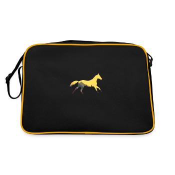 Cheval sauvage cheval chevaux chevaux sauvages - Sac Retro - noir/or - Dos