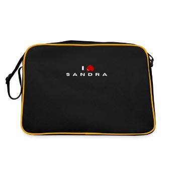 Je déteste Sandra - Sac Retro - noir/or - Dos