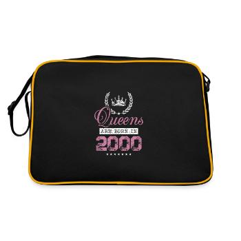 Queens born in 2000 - Retro Bag - black/gold - Back