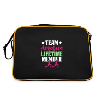 team aerobics member - Retro Bag - black/gold - Back
