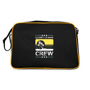 Lloret De Mar Crew - Retro Bag - black/gold - Back