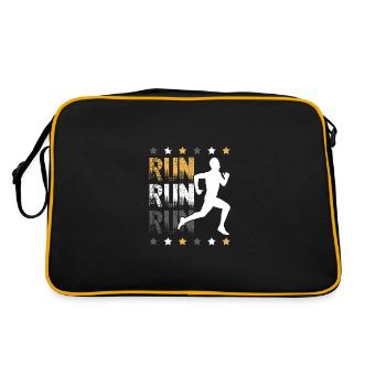 running run - Retro Bag - black/gold - Back