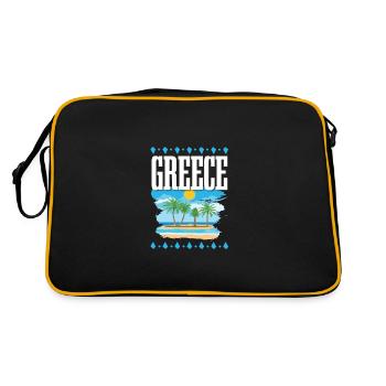 Greece - Retro Bag - black/gold - Back