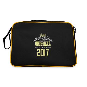 2017 limited edition - Retro Tasche - Schwarz/Gold - Hinten