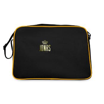 Jonas - Sac Retro - noir/or - Dos