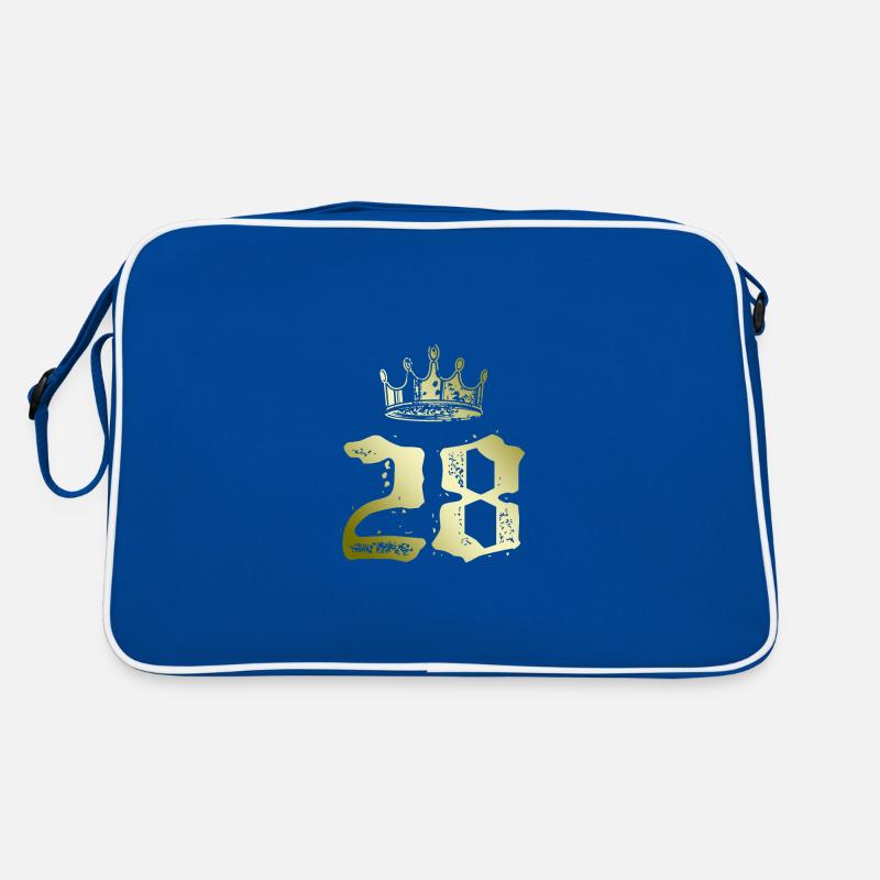 28 Couronne numérique Sac Retro
