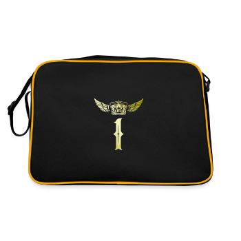 1 number crown - Retro Bag - black/gold - Back