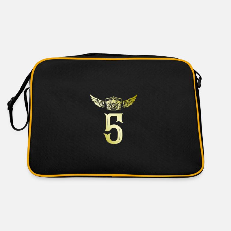 5 Couronne numérique Sac Retro