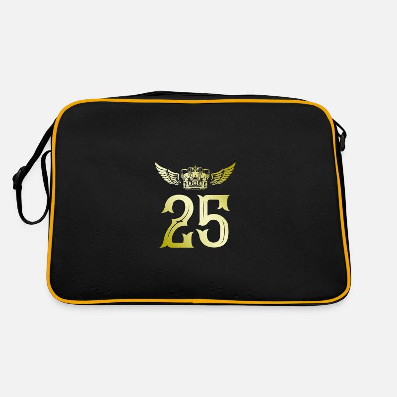 25 Couronne numérique Sac Retro