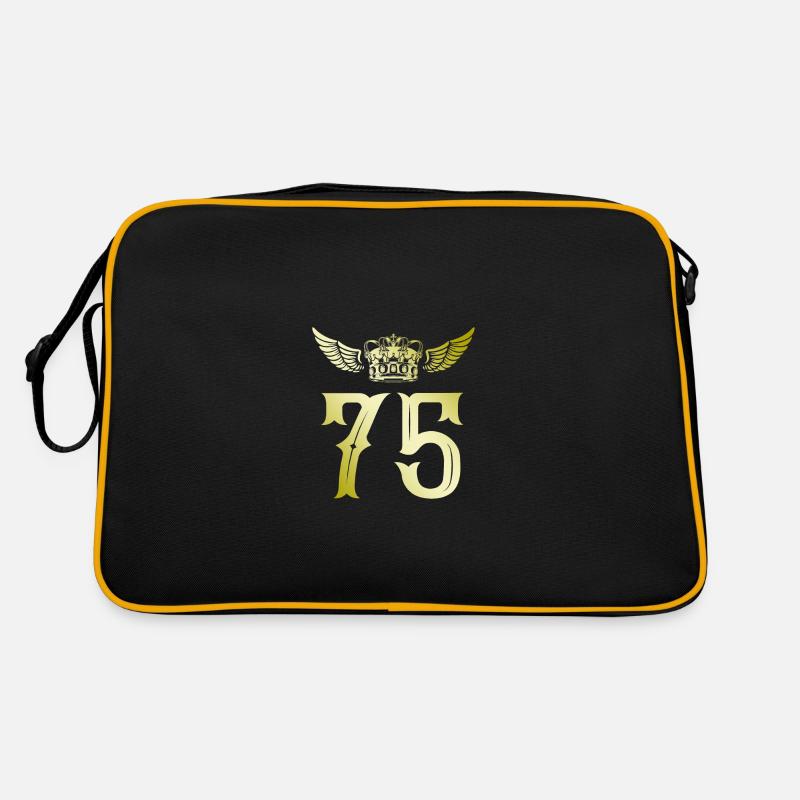 75 Couronne numérique Sac Retro
