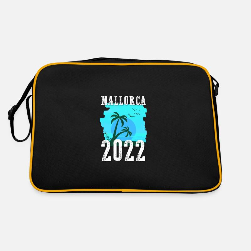 Mallorca 2022 Palm Trees Retro Bag