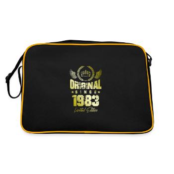 Édition limitée 1983 - Sac Retro - noir/or - Dos