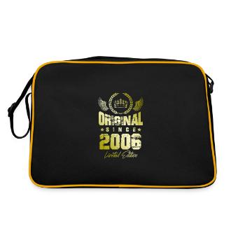 Édition limitée 2006 - Sac Retro - noir/or - Dos