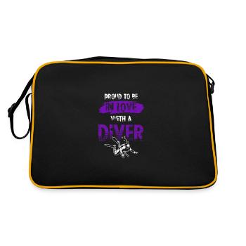 aimer un plongeur - Sac Retro - noir/or - Dos