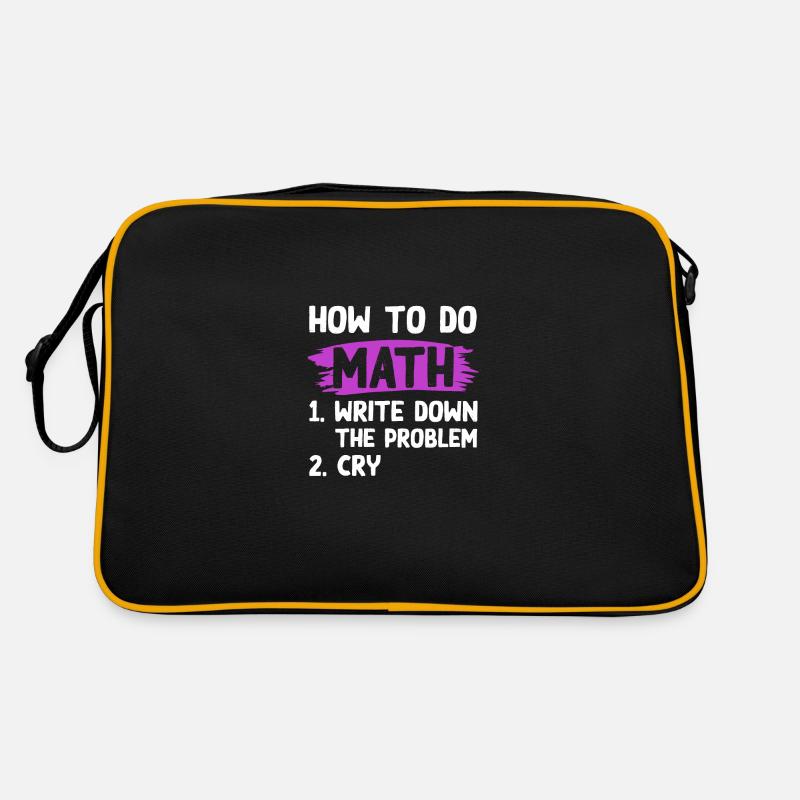 mathematics problem Retro Bag